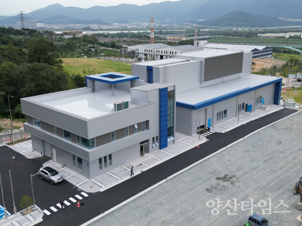 미래차 배터리 산업지원센터 조감도ⓒ양산타임스