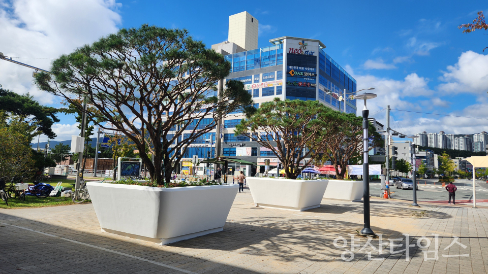 증산역 광장 재정비ⓒ양산타임스