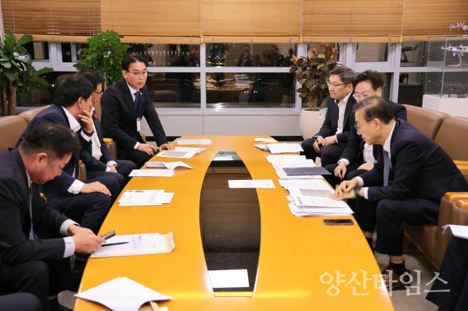 양산시의회 최선호 부의장,  국토부 장관 면담ⓒ양산타임스