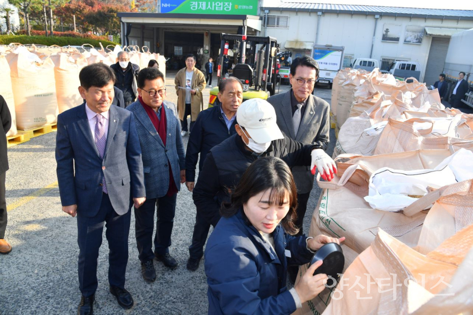 울주군, 2025년산 공공비축미곡 건조벼 첫 매입ⓒ양산타임스