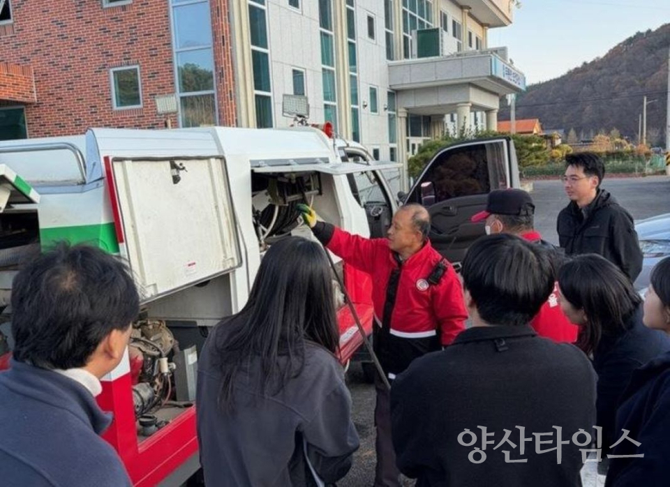 두동면, 산불 진화 실전훈련 실시ⓒ양산타임스