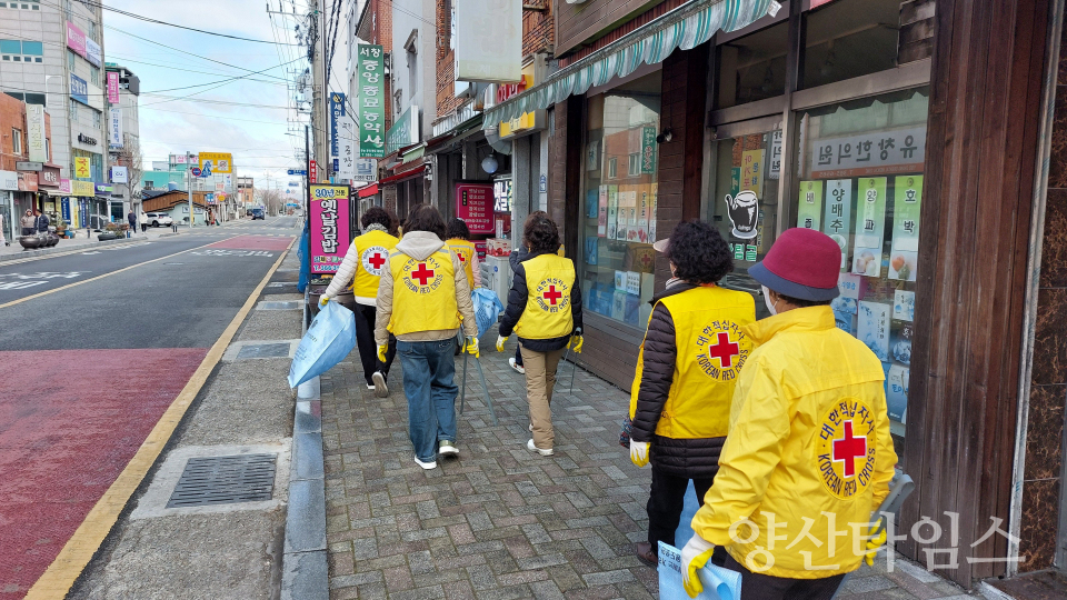 서창동 국토대청소ⓒ양산타임스