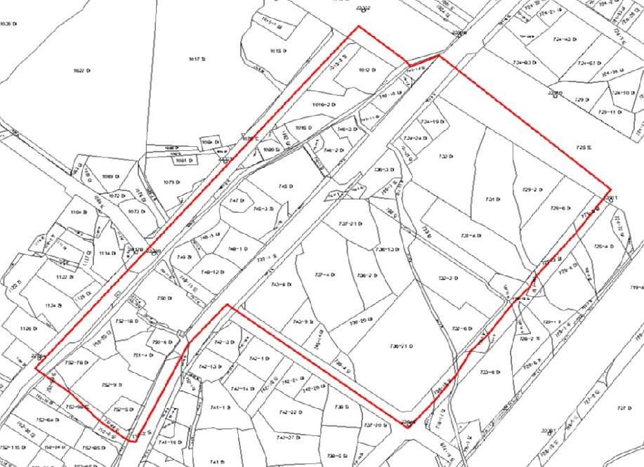 덕계5지구 지적도ⓒ양산타임스
