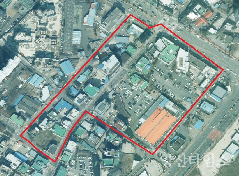 덕계5지구 항공사진