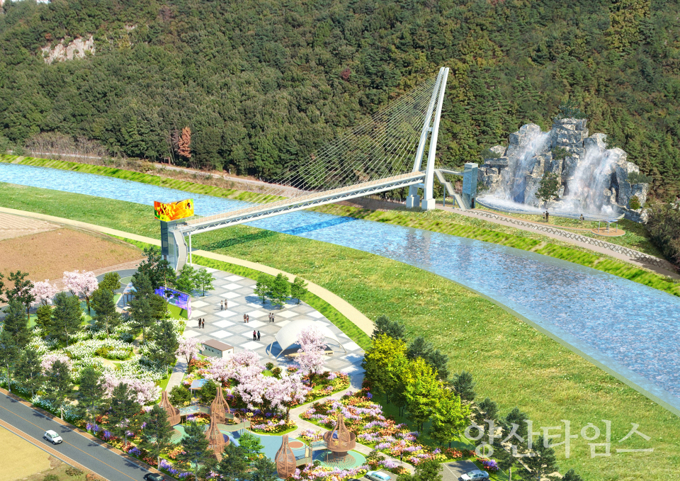 주진불빛공원 조감도ⓒ양산타임스