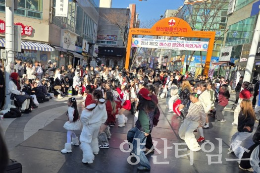 양산젊음의거리 경관조명ⓒ양산타임스