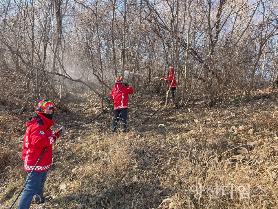 산불 대응 진화훈련ⓒ양산타임스