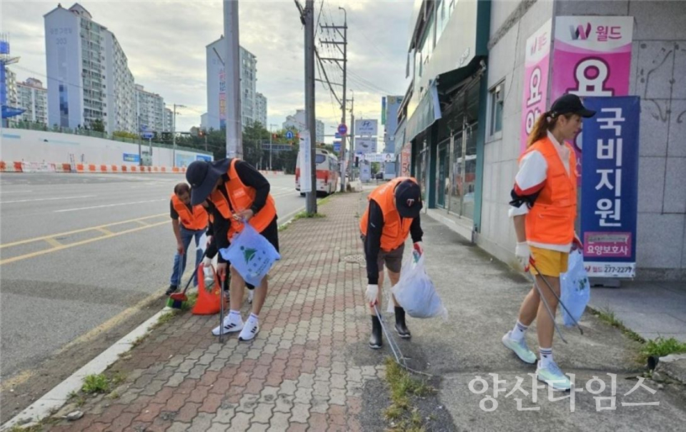 범서읍 솔방울봉사단, 지역 환경보호 실천 앞장ⓒ양산타임스