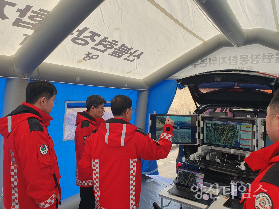 산불대응태세 현장점검ⓒ양산타임스