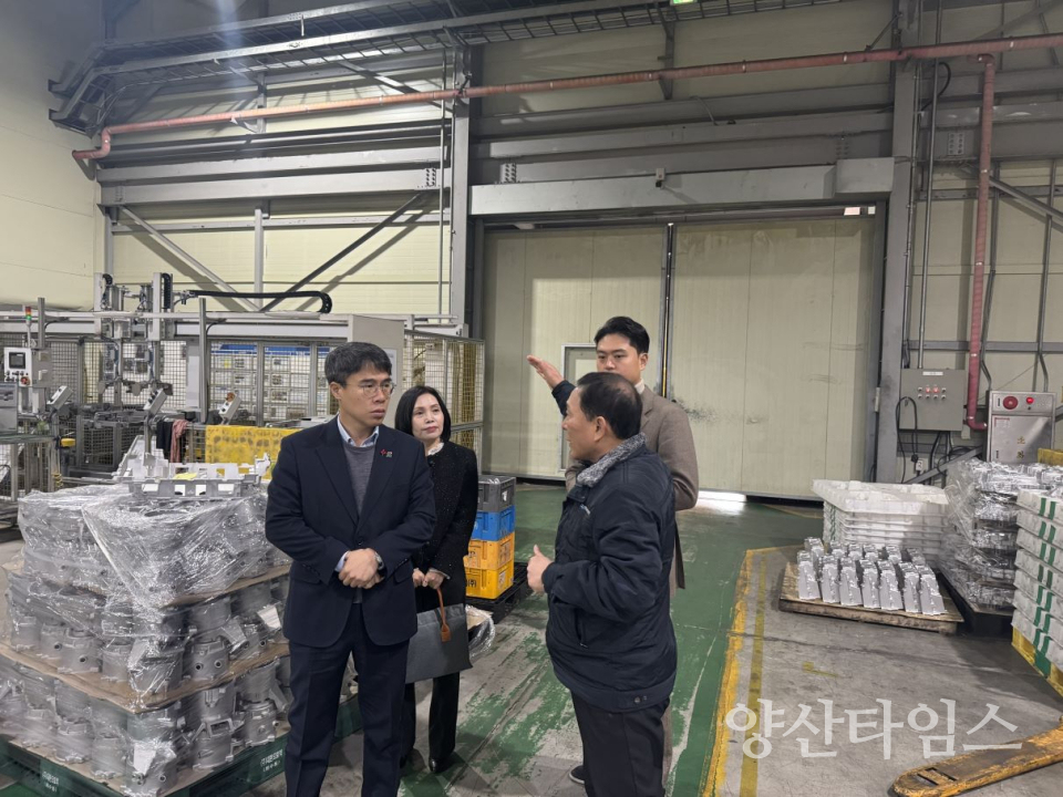 김신호 부시장 중소기업 현장 소통ⓒ양산타임스