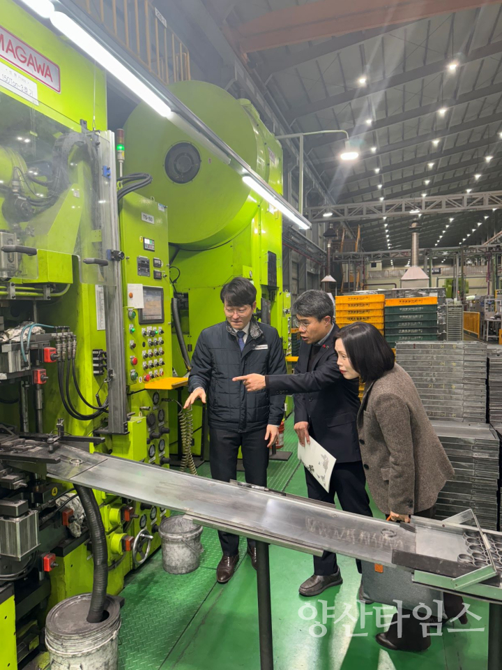 김신호 부시장 중소기업 현장 소통ⓒ양산타임스