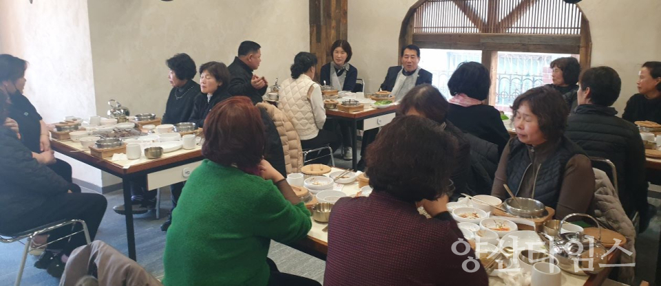 청사미화원들과 소통의 시간ⓒ양산타임스