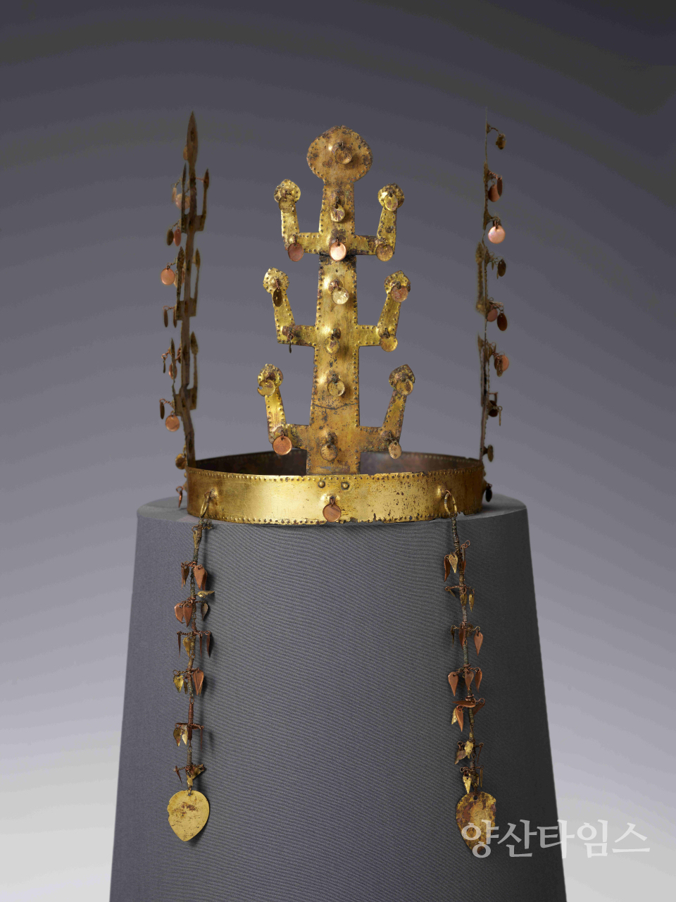 금동관(金銅冠) 양산 북정리 출토, 삼국 5세기 후반, 리움미술관ⓒ양산타임스