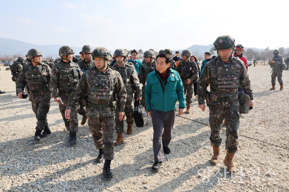화생방 공격 대응 역량 강화 훈련 ⓒ양산타임스