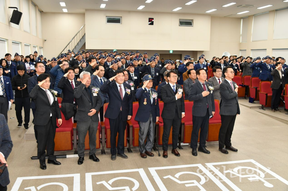 경남도재향군인회 제70차 정기총회_박인 부의장 ⓒ양산타임스