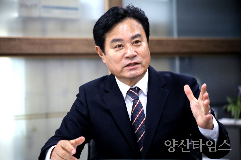 한옥문 양산시장 예비후보 ⓒ양산타임스